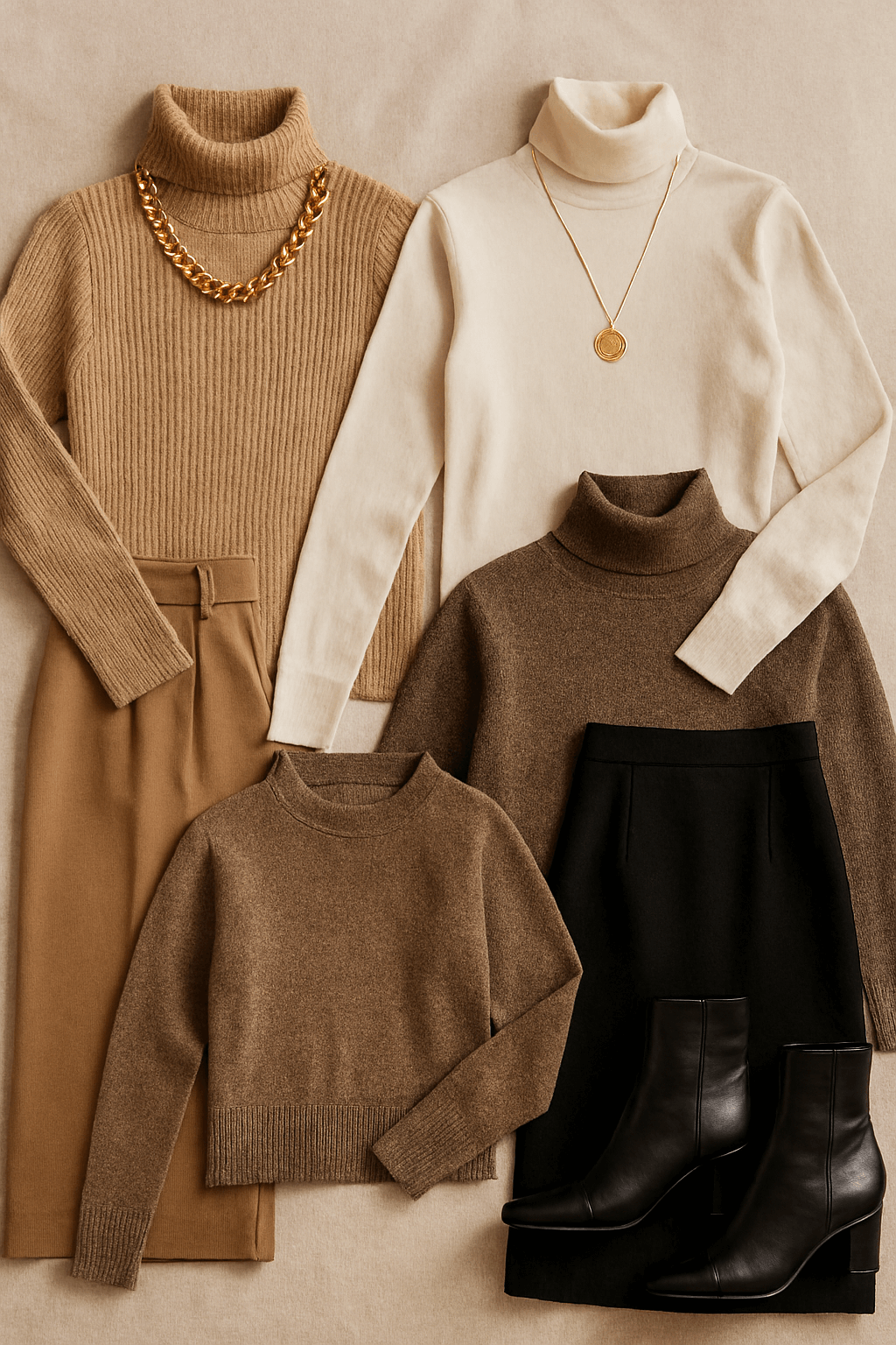 How to Style Long Sleeve Turtlenecks