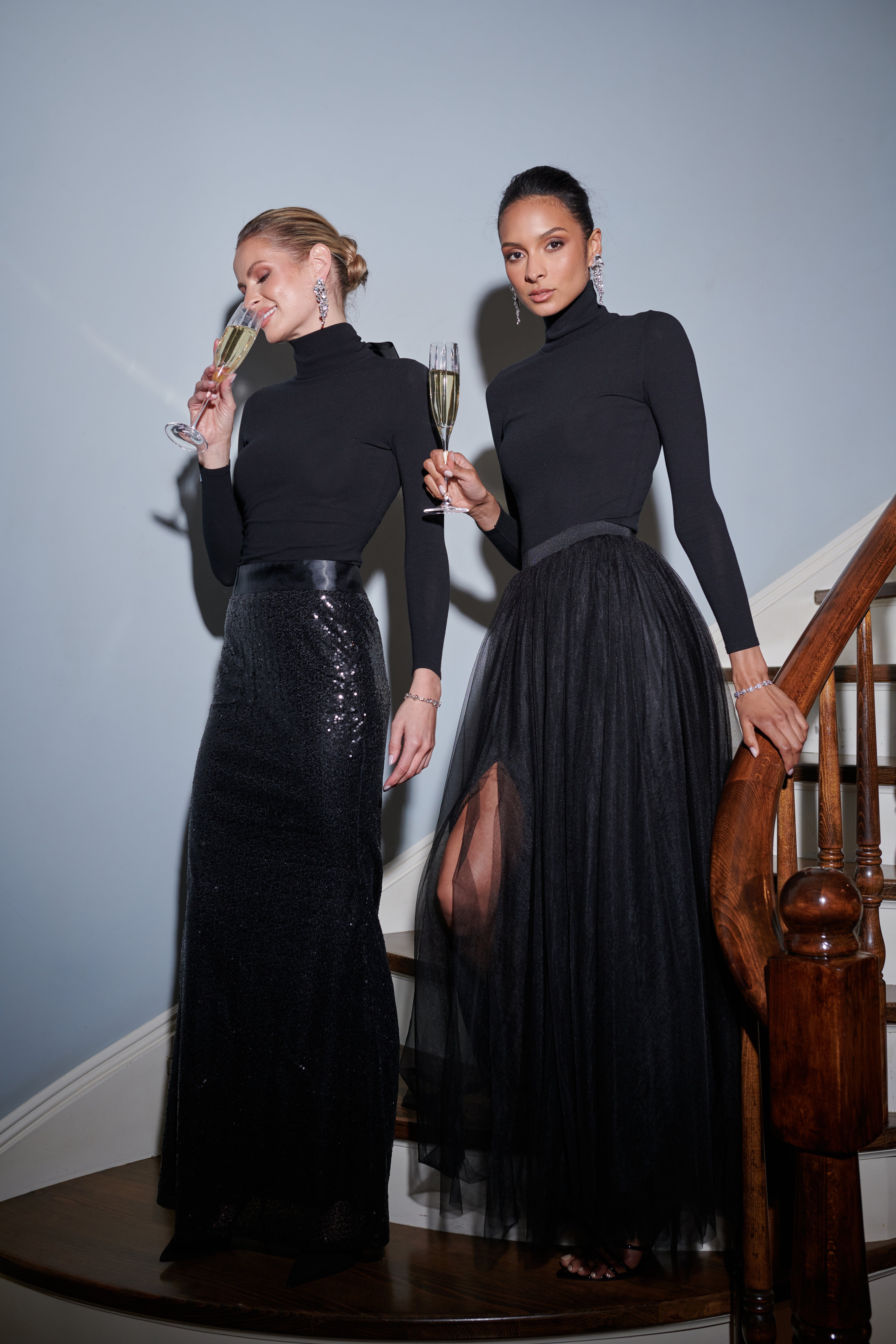 black turtleneck dress outfit Wherever You Go Black Turtleneck Sweater Dress Shop the Mint