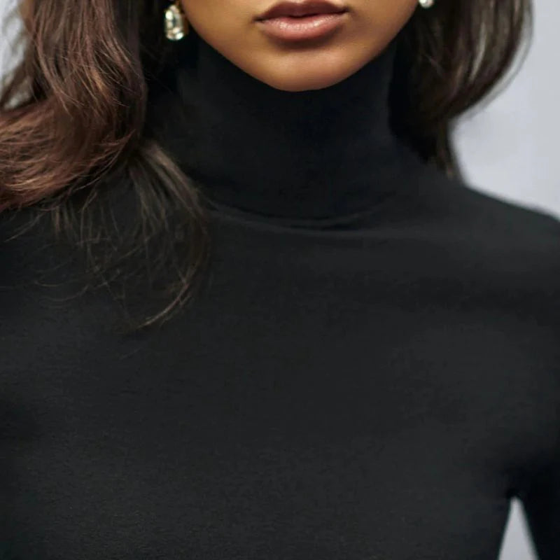 How to Style a Black Turtleneck for Women
